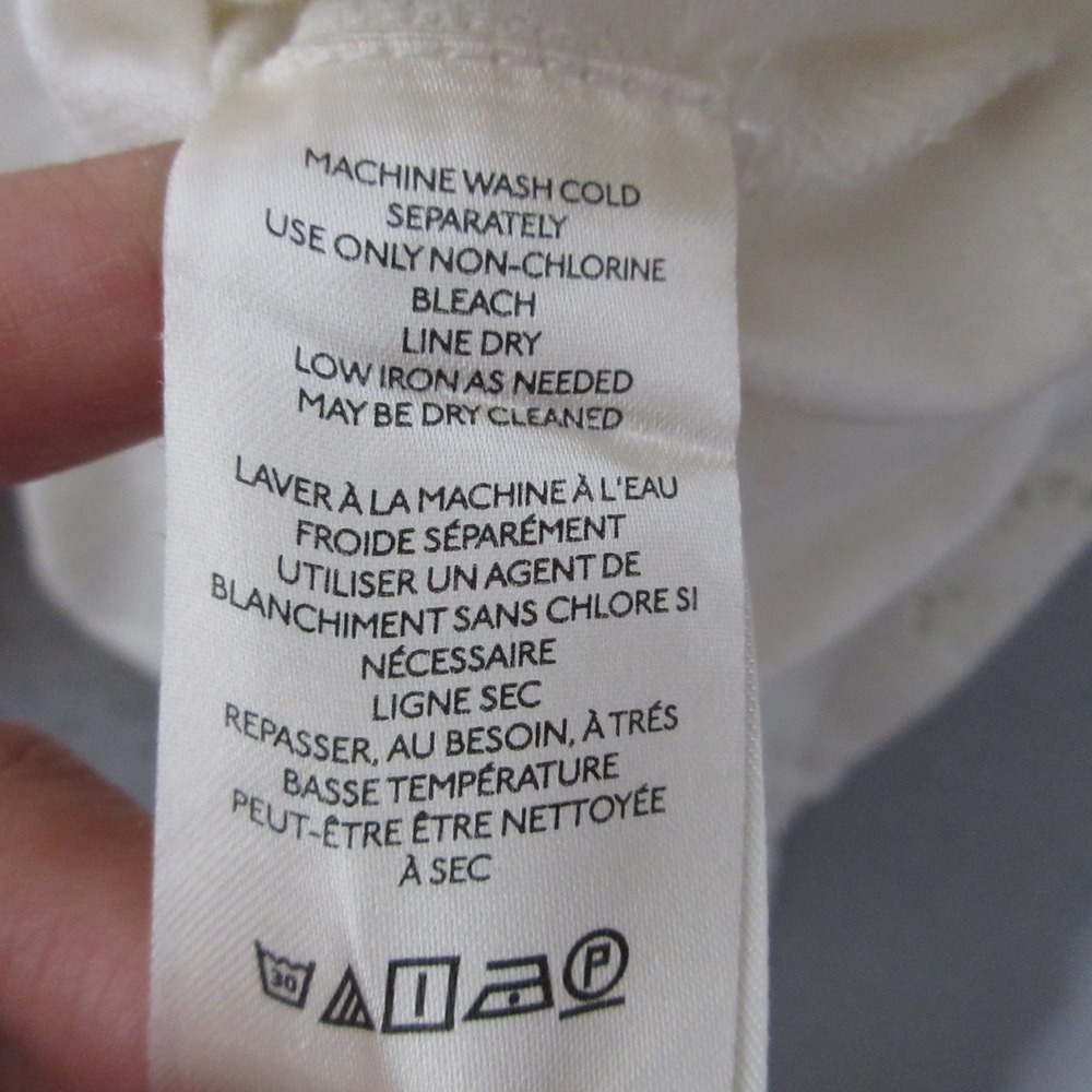 Pilcro Top Eyelet Embroidered Oversized Cottage Core Peasant Victorian Boho READ - Picture 5 of 12